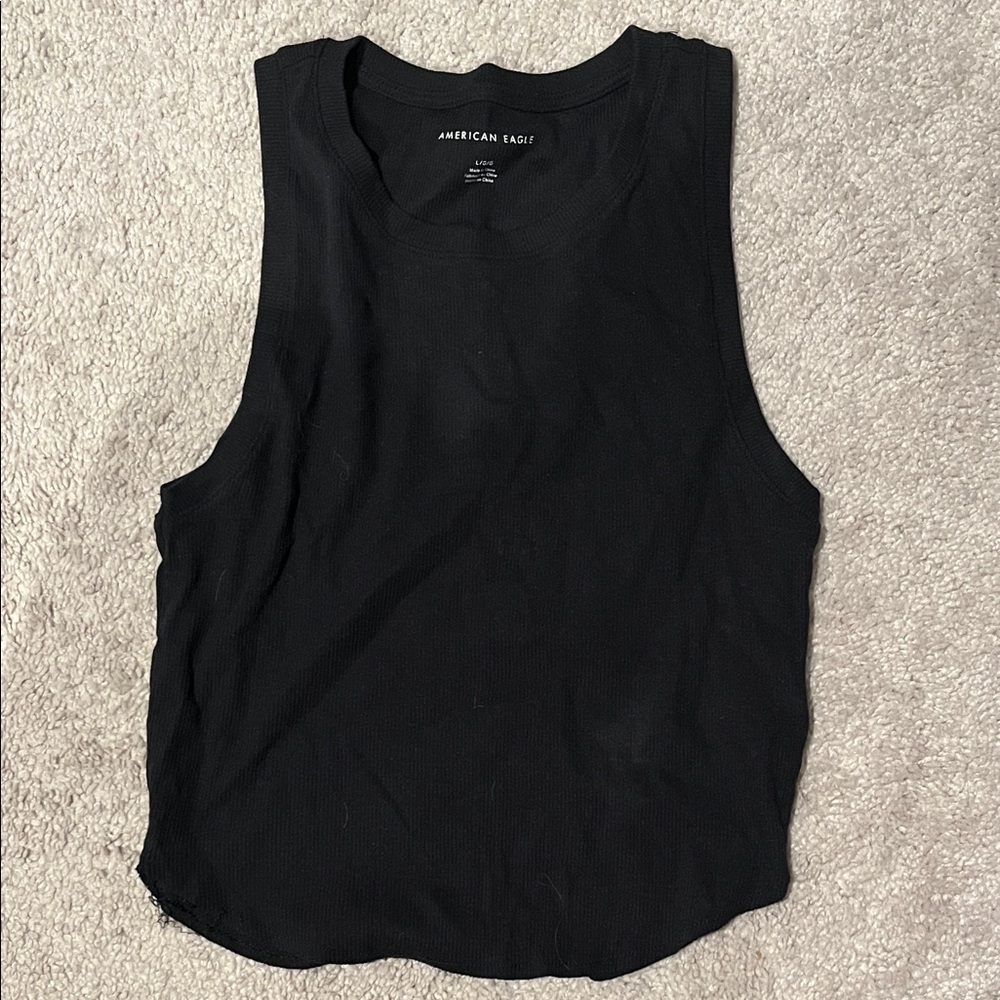 American Eagle Outfitters Classic Black Tank Top